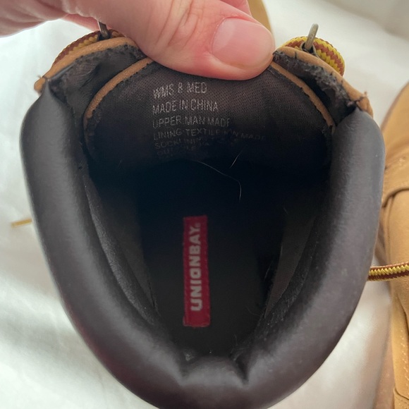 Timberland style lace up wedge booties - Picture 5 of 6